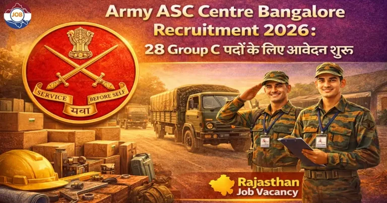 Army ASC Centre Recruitment 2026