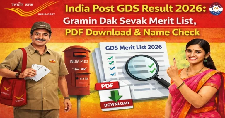 India Post GDS Result 2026 – Merit List PDF & Name Check Online