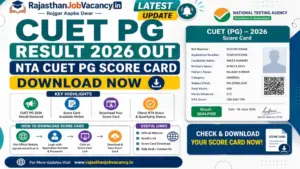 CUET PG Result 2026: एनटीए सीयूईटी पीजी रिजल्ट जारी, यहां से चेक करें