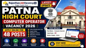 Patna High Court Computer Operator Vacancy 2026: Apply Online for 48 Posts Patna High Court Computer Operator Vacancy 2026: Apply Online for 48 Posts