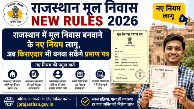 Rajasthan Mool Niwas New Rules 2026