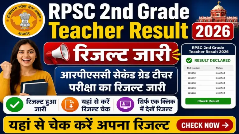 {post_title} – Read More at {site_title} RPSC 2nd Grade Teacher Result 2026 Download PDF