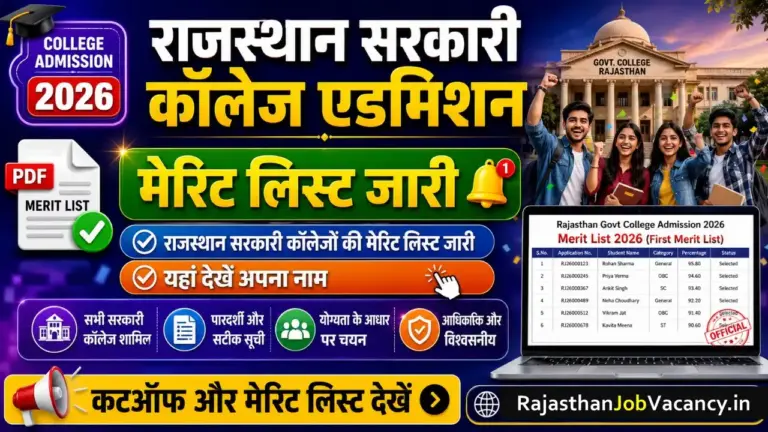 {post_title} – Read More at {site_title} Rajasthan Govt College Admission Merit List 2026 released for BA BSc BCom admissions.